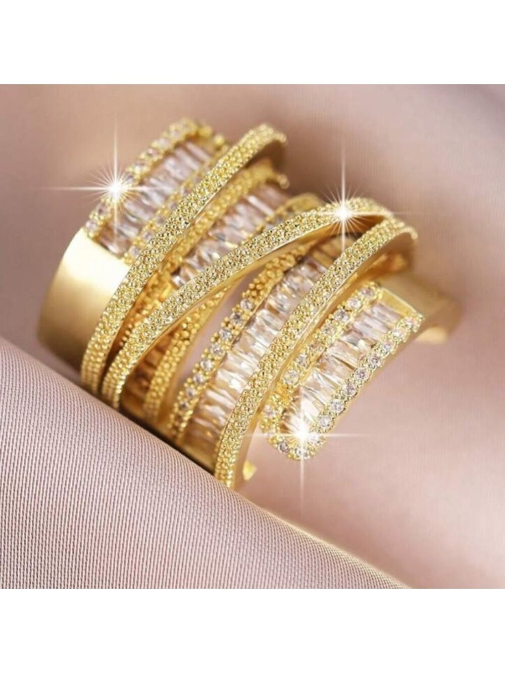 Multi diamond ring Q352 - Picture 3 of 7